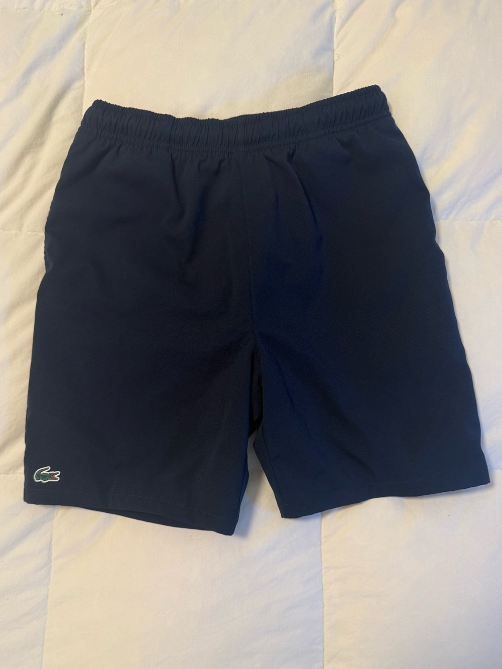 Lacoste Boys Navy Ultra Dry Athletic Shorts
